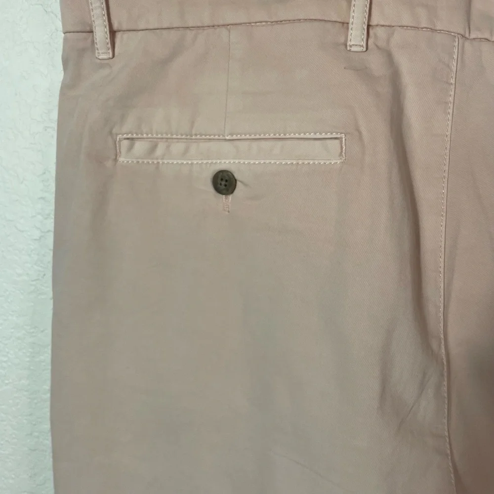 Roundtree & Yorke Carribean Chino‎ Flat 9” Shorts Pink Peach Sz 40 NWT Vacation